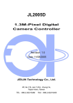 JL2005D 1.3M-Pixel Digital Camera Controller