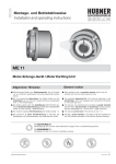 Montage- und Betriebshinweise Installation and operating instructions