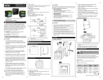 MM303X Series Operating Instructions MECHANICAL