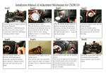 Installation Manual of Adjustment Mechanism for CS290 Z4