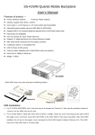 SS-41WM Quartet Mobile Backplane User's Manual - ELS