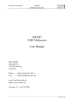 SIS3805 VME Multiscaler User Manual