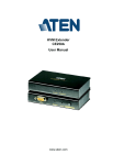 KVM Extender CE250A User Manual