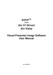 queue™ (for V1 Driver) (for Vista) Visual Presenter Image