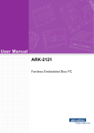 User Manual ARK-2121 - download.advantech.com