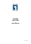 VOI-9200 SIP IP PBX User Manual