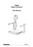PS600 Digital Visualizer User Manual