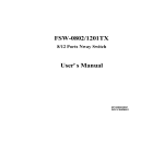 FSW-0802/1201TX User's Manual