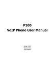 P100 VoIP Phone User Manual
