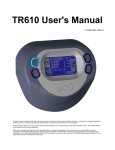 TR610 User's Manual