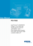User Manual PCI-7032