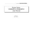 Router Series EX9632R-H /EX9633R-H User Manual