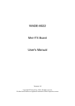 WADE-8022 User's Manual