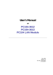 User's Manual PC104-3612 PC104