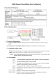 VM2-Series Flow Meter User's Manual