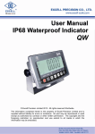 User Manual IP68 Waterproof Indicator