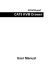 CAT5 KVM Drawer User Manual