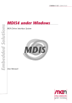 21M000-13 E2 MDIS4 under Windows User Manual