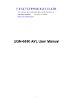 UGN-6080 AVL User Manual