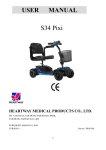 USER MANUAL S34 Pixi - HeartWay Medical Products Co., Ltd.