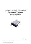 zito1500 Mobile DVR Hardware user's manual