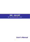 PPC-3012PT User's Manual
