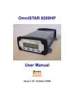 OmniSTAR 8200HP User Manual