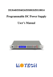 Programmable DC Power Supply User's Manual