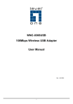 WNC-0306USB User Manual