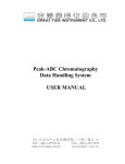 Peak-ABC Chromatography Data Handling System USER MANUAL