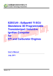 EzSpark(R) TI ECU User's Manual (ENG)