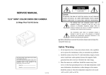 SERVICE MANUAL Safety Warning - X