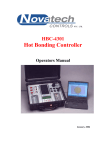 HBC-4301 Operators Manual