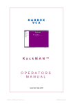 RackMAN™ OPERATORS MANUAL