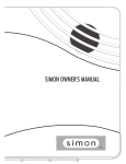 Simon Owners Manual