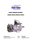 PUMP OWNERS MANUAL CONDE SUPER SERIES PUMPS