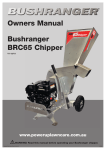 Owners Manual Bushranger BRC65 Chipper