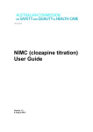 NIMC (clozapine titration) User Guide