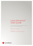 Lexis Advance® User Guide