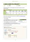 MERIT User Guide - Add a user to a project