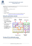 Learning Environments user guide