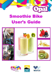Smoothie Bike User's Guide