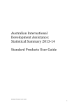 Statistical Summary Standard Product User Guide