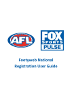 Footyweb National Registration User Guide