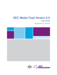 AEC Media Feed Version 3.0 User guide (Doc version 3.1, 9 April