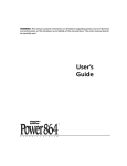 864 User Manual