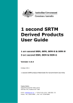 1 second SRTM Derived Products User Guide