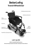 Transit Wheelchair user guide user guide