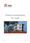 Living In Accommodation User Guide