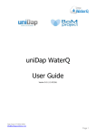 uniDap WaterQ User Guide